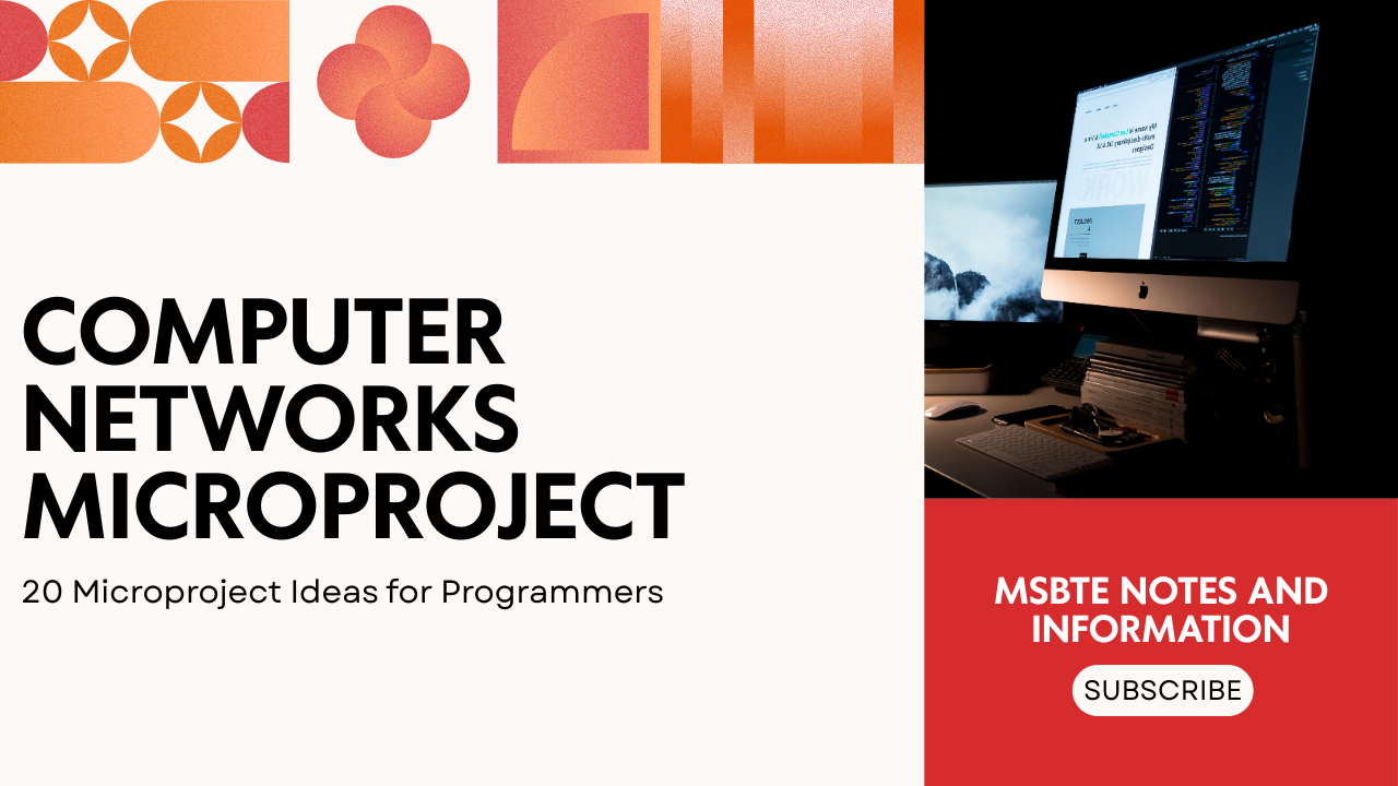 20 Computer Networks Microproject Ideas