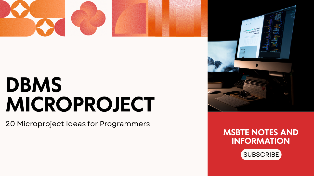 20 DBMS Microproject Ideas (SQL)