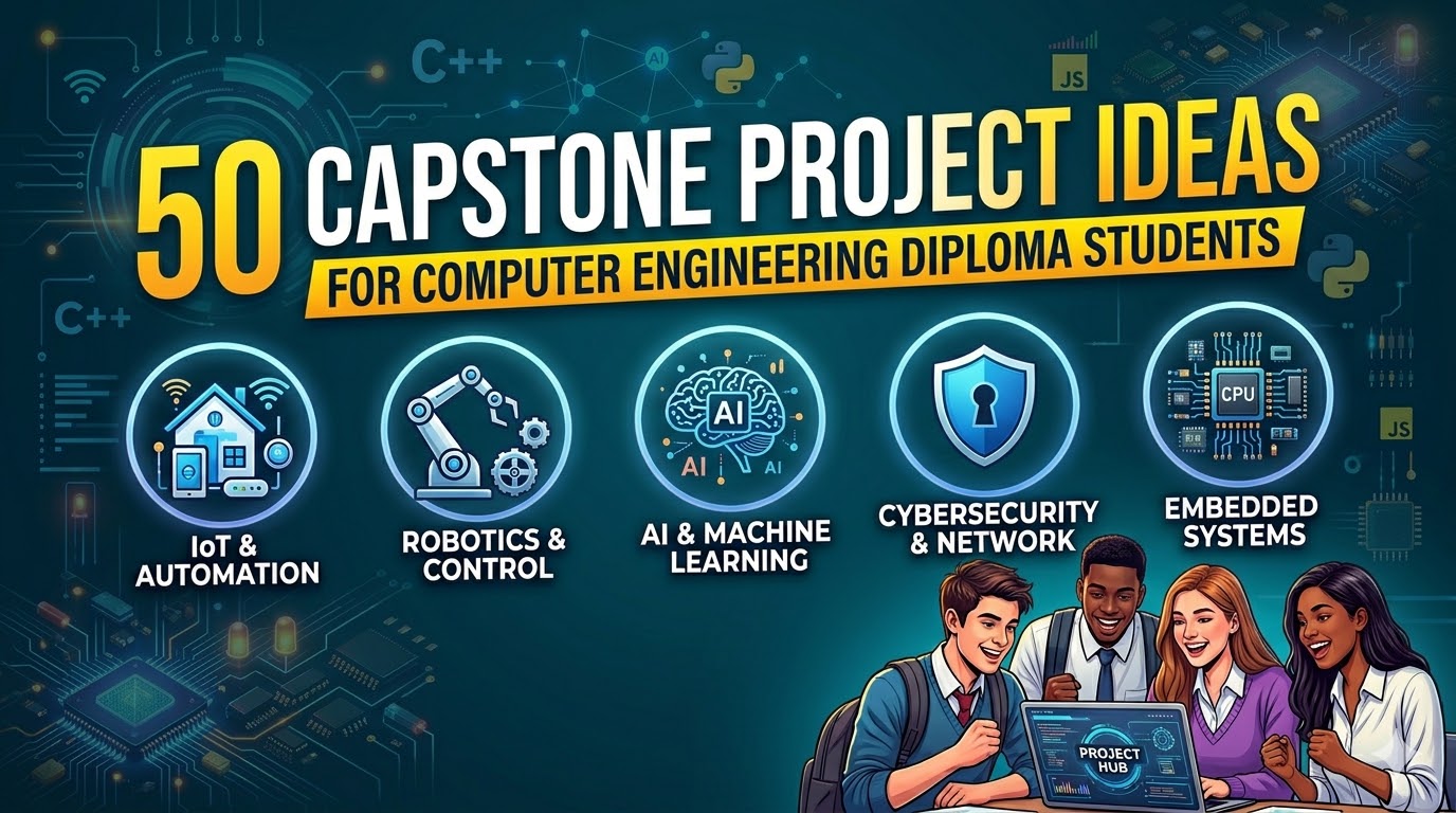 50 Capstone Project Ideas for MSBTE Computer Engineering Diploma