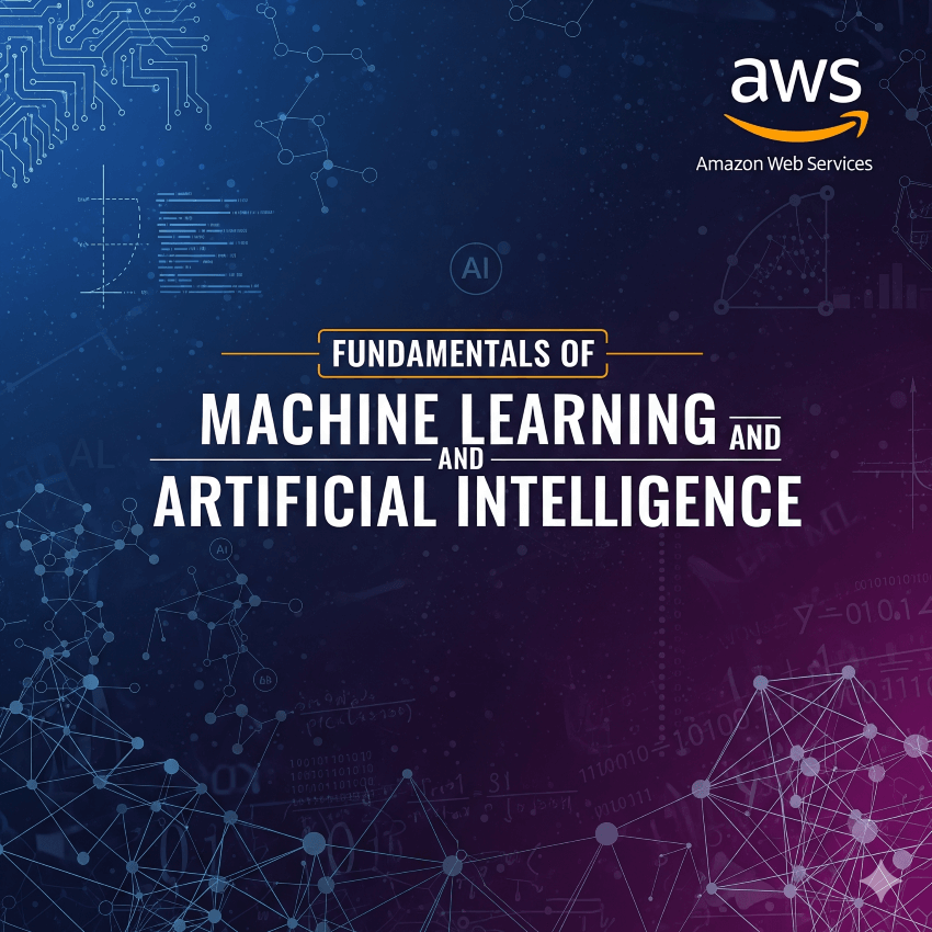 AWS Skill Builder logo for the Fundamentals of Machine Learning course