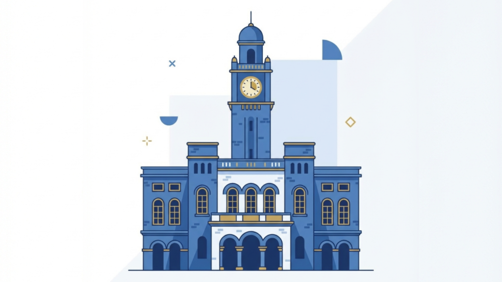 COEP Technological University Building Illustration