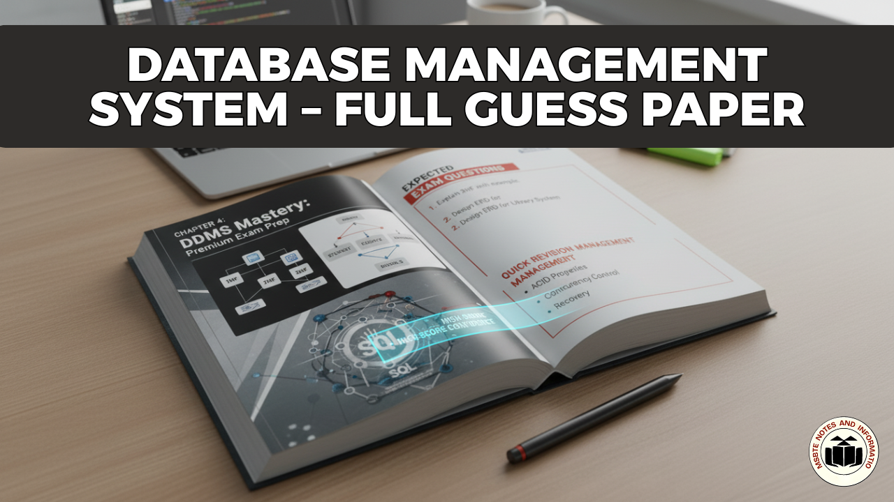 DBMS Guess Paper (Free)