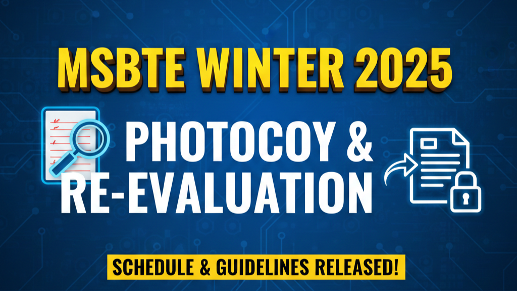 MSBTE Digital Evaluation and Result Checking Process Illustration