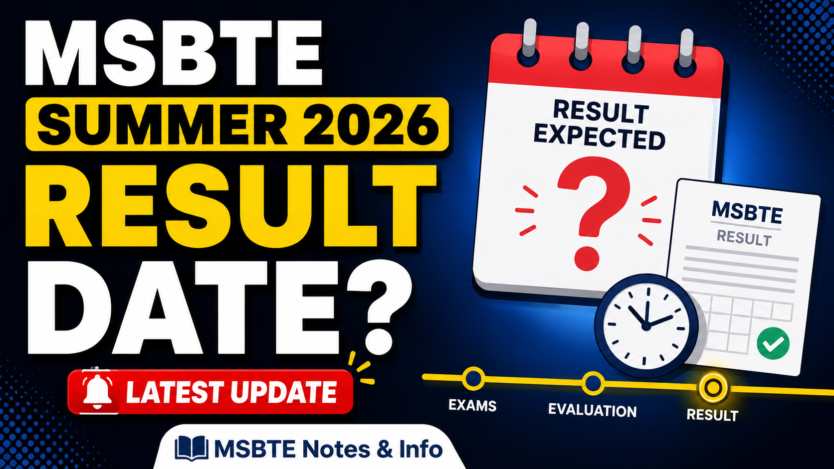 MSBTE Summer 2026 Result Expected Date and Timeline