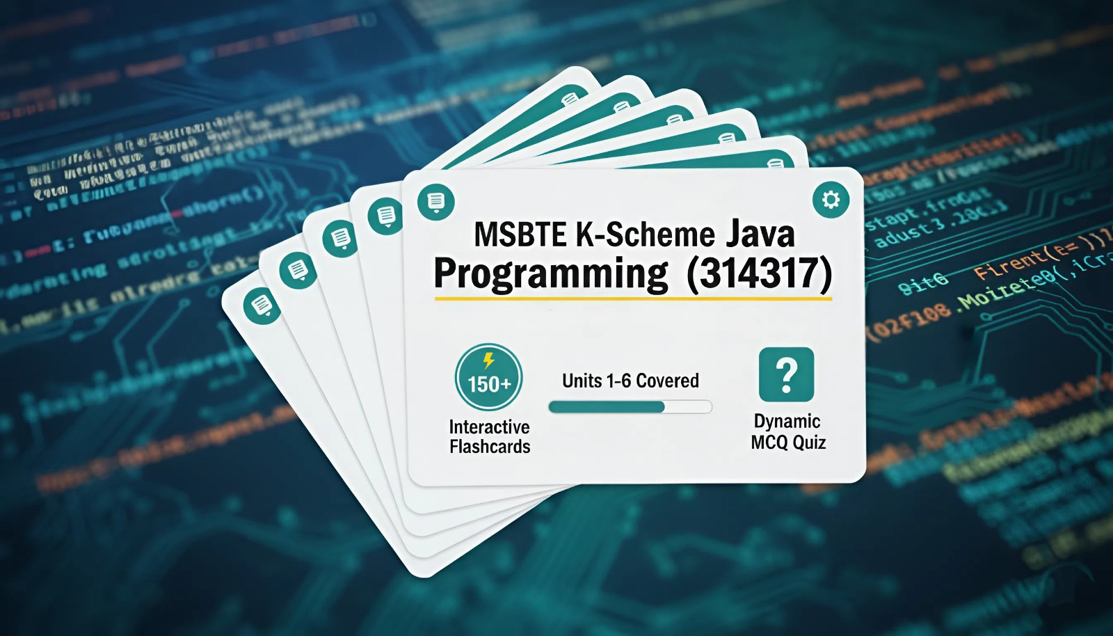 Interactive Flashcards for MSBTE Java Programming (314317)
