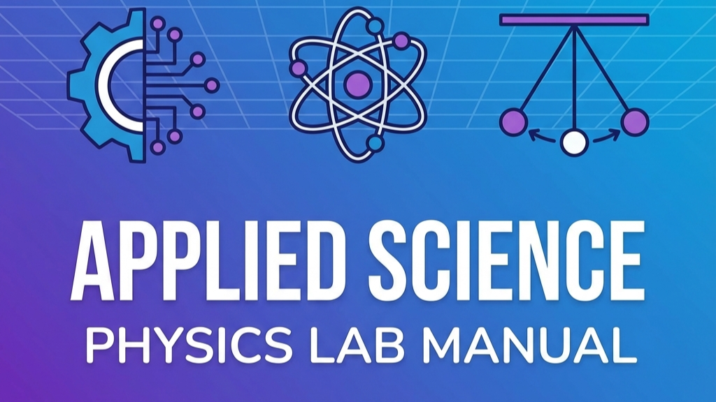 Applied Science Physics Lab Manual Cover