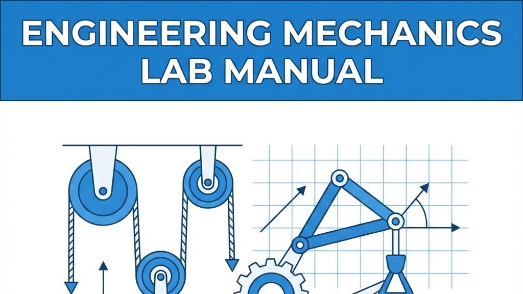 MSBTE Engineering Mechanics (312312) Lab Manual Cover